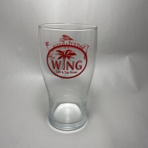 Sweetwater Brewing Pint Glass Atlanta Georgia usaThe Wing Cafe and Tap Curvy Red